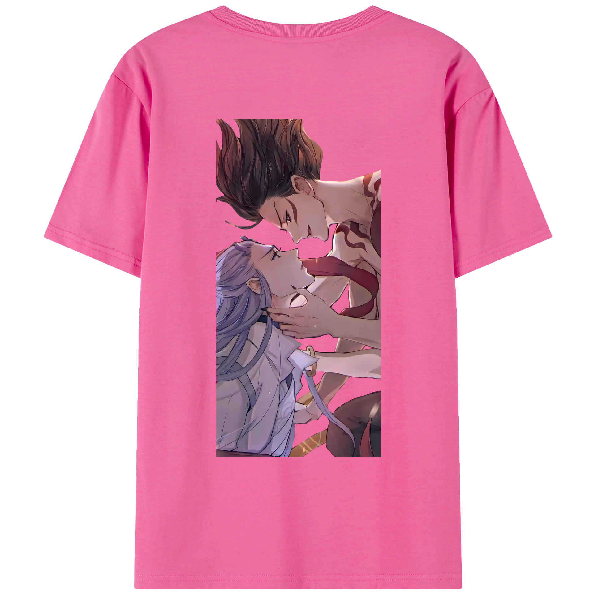 （画像用） Ne Zha 2 ナタ 魔童の大暴れ レディース半袖Tシャツ(バックプリント)